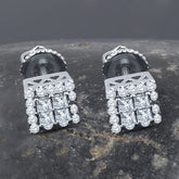 Irradiate Silver Earrings